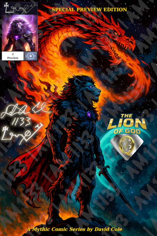 The Lion of God: Black Friday Digital Print Collection (Silver Edition)